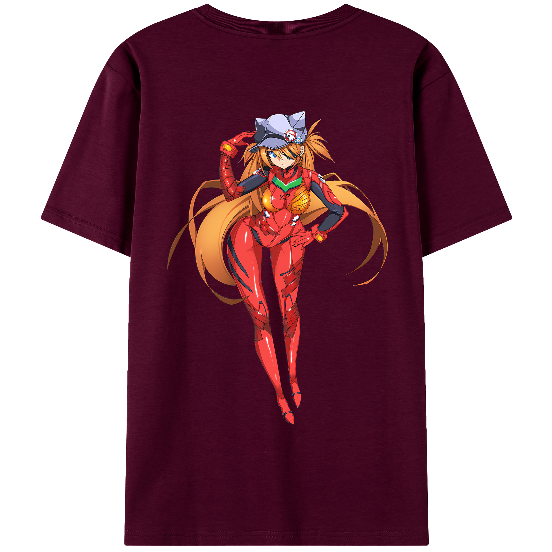 （画像用） EVA 新世紀エヴァンゲリオン レディース半袖Tシャツ(バックプリント)